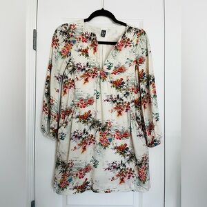 Zara kids watercolour print dress